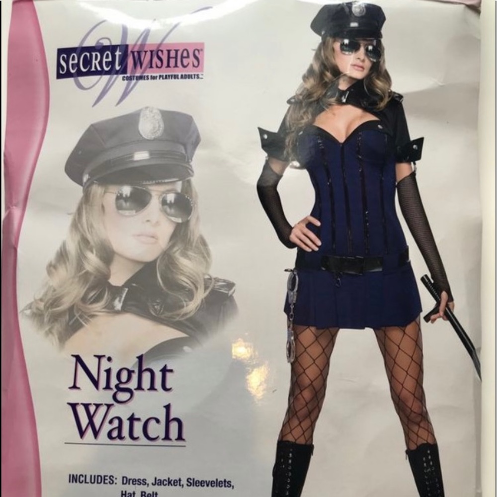 Adult Night Watch Cop Costume Small